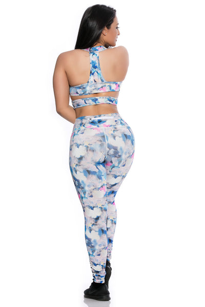 Abstract Floral Leggings