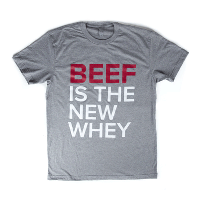 pureWOD BEEF IS THE NEW WHEY Tee