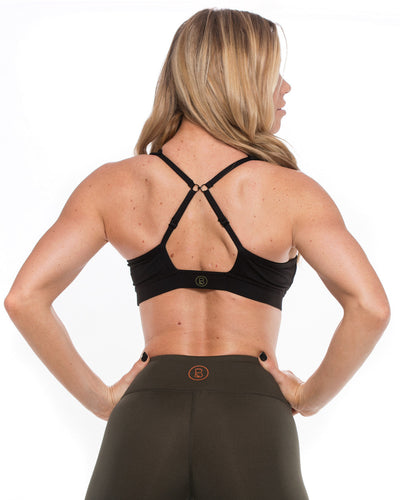 Cross Back Option Sports Bra