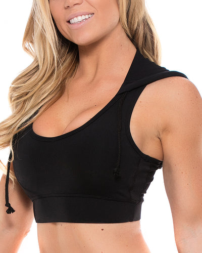 Hooded Sports Bra